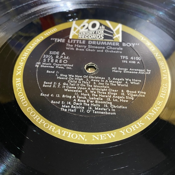THE LITTLE DRUMMER BOY VINYL 33 1/3 RPM RECORD LP VTG 1963 CHRISTMAS MUS… - Picture 4 of 14